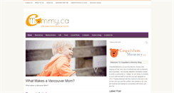 Desktop Screenshot of coquitlammommy.ca