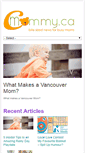 Mobile Screenshot of coquitlammommy.ca